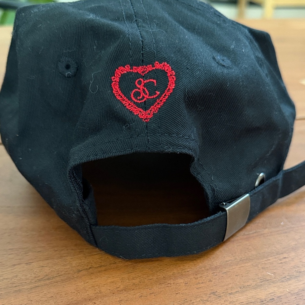 Busy Woman Embroidered Black Baseball Cap - Picture 2 of 2